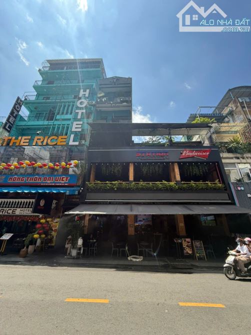 MT ngang 8m phố Tây Bùi Viện Q1, HĐT 11500$/tháng, 6 tầng, chỉ 105 tỷ