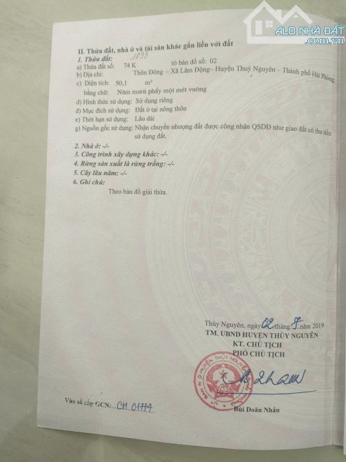 Căn nhà 2 tầng thôn đông Lâm Động