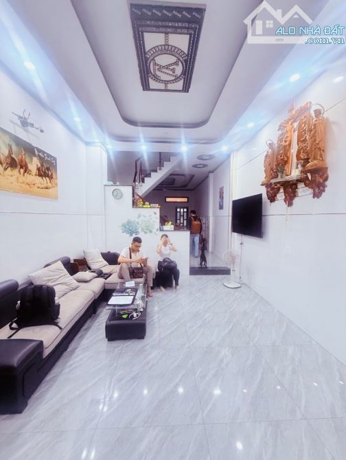 Nhỉnh 4 Tỷ Sở Hữu Nhà 3 Tầng Đẹp Lung Linh,4x12,Hẻm ÔTô 5M,An Dương Vương,P.An Lạc(BT119)