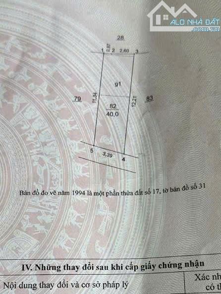 HIẾM - MẢNH ĐẤT SÁT Ô TÔ, NÔNG THOÁNG, NGÕ TRỤC CHÍNH ĐI VÀO ĐẠI ÁNG- NGỌC HỒI, CHỈ 3.5 TỶ