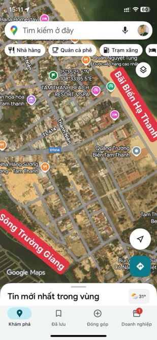 SỤP HẦM VÀI LÔ KHU DÂN CƯ NAM TAM THANH BÊN SÔNG BÊN BIỂN SÁT ĐƯỜNG THANH NIÊN