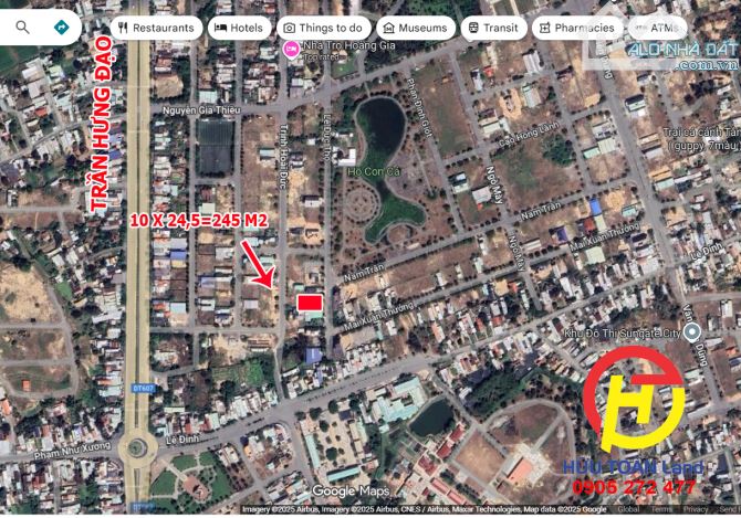 Khu đô thị số 3: Bán lô đất 245 m2; đường Lê Đức Thọ