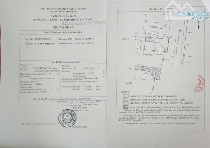 Chính chủ bán nhà Góc 2MT 125/101/41 Đinh Tiên Hoàng Giá chỉ 9.4 tỷ