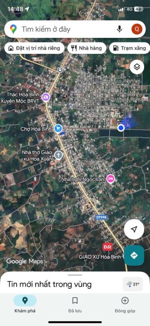 CẦN BÁN LÔ ĐẤT ĐEP SÁT BÊN TỈNH LỘ XÃ HOÀ BÌNH CÁCH BIỂN HỒ TRÀM 15km