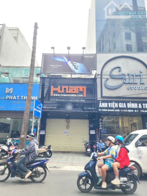 Cho thuê 89 Trần Quang Khải Quận 1 DT 5x20m trệt 1 lầu 2 lửng giá thuê 55 triệu/tháng