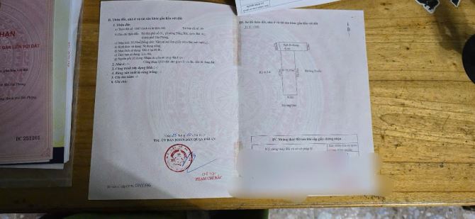 Spcc-Bán lô đất đằng hải - hải an - hải phòng  -Diện tích :55.55m ( 4.1x 13.55)  -Hướng bắ