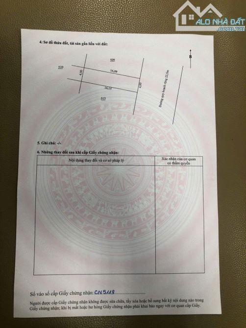Bán đất thổ cư 100% - gần Sun Group Nha Trang - đường mặt tiền rộng 22m - dân cư đông