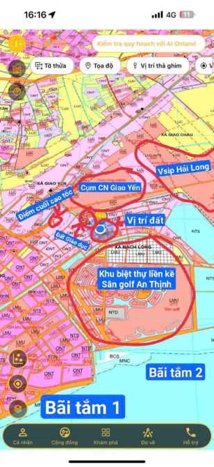 Đất nền Giao Ninh - Quất Lâm - Ninh Bình sát bãi tắm rẻ nhất thị trường