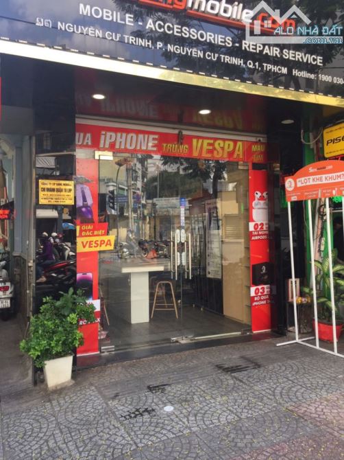 Cho thuê MB Nguyễn Cư Trinh, Quận 1, Sầm uất giá 25 triệu