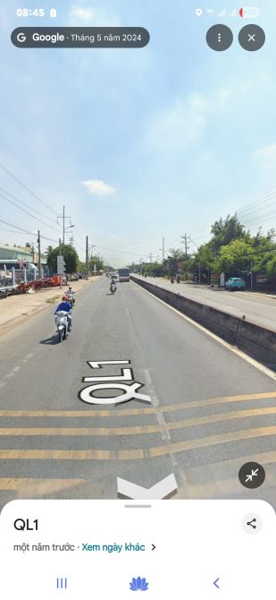 BÁN ĐẤT 2MT QUỐC LỘ 1A BẾN LỨC, ĐẤT THỔ CƯ XÂY DỰNG NGAY - 1