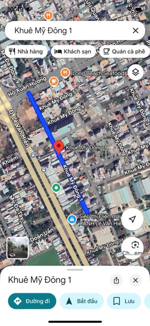 Bán cặp đất MT Khuê Mỹ Đông 1 _ Ngũ Hành Sơn _ 230m2 _ 27.7 tỷ. - 1