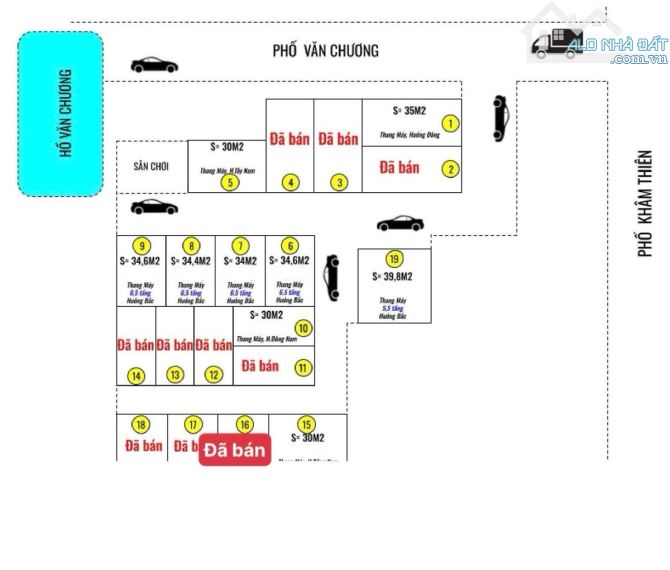 Bán nhà Văn Chương Đống Đa 30m², 6 tầng thang máy, gara ô tô, lô góc, giá 13.6 tỷ - 1