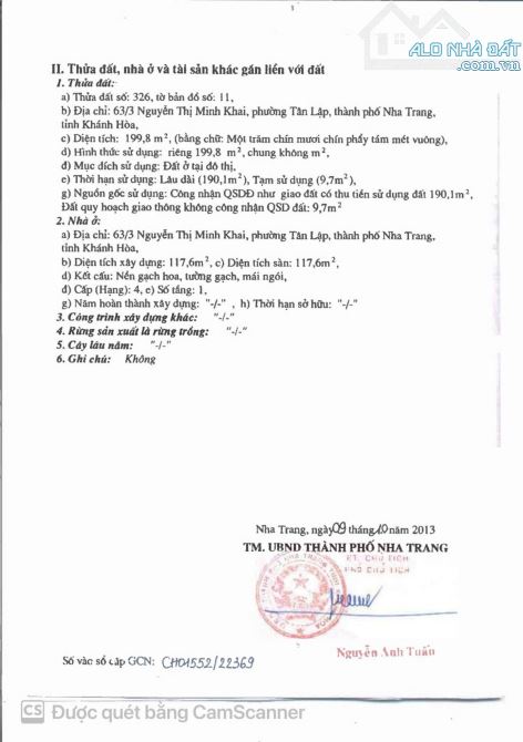 Cần bán lô đất 200m² hẻm oto 7 mét Nguyễn Thị Minh Khai - 1