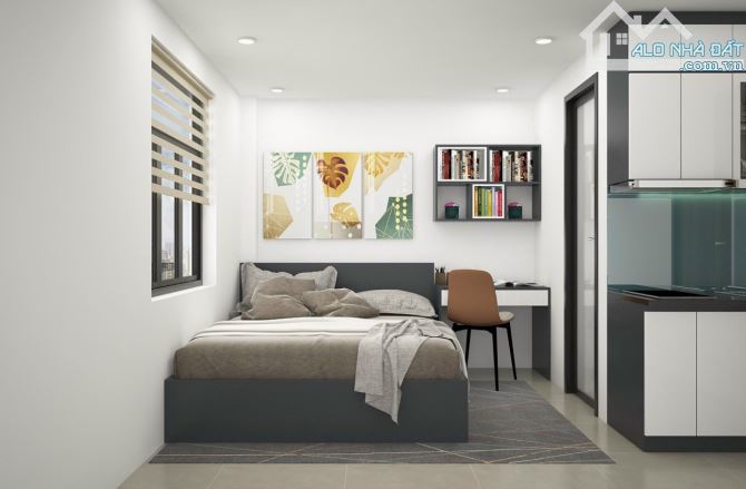 Bán tòa căn hộ dịch vụ Mỹ Đình, 2 thoáng, ô tô đỗ cửa, 156m mt 6,5m 9T có hầm, nhỉnh 60ty - 1