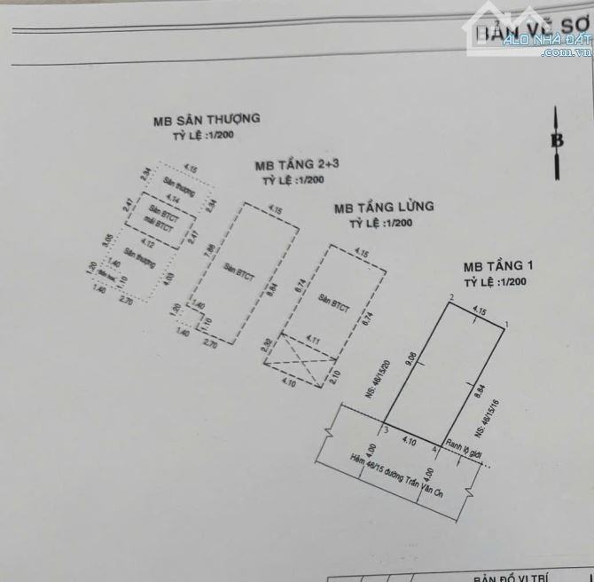 Hẻm an ninh đường Trần Văn Ơn - 37m2 - 4.2*9m - 5 tầng btct - 5pn 4wc - 6,38 tỷ - 12