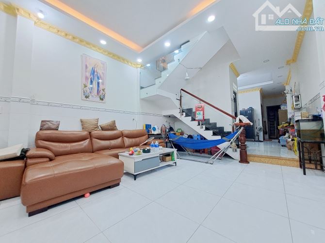 NHÀ ĐẸP KHUÔNG VIỆT – P. PHÚ TRUNG, TÂN PHÚ – 87.4M² (4.6❌21) – 4 TẦNG – HẺM Ô TÔ 5M – GIÁ - 12