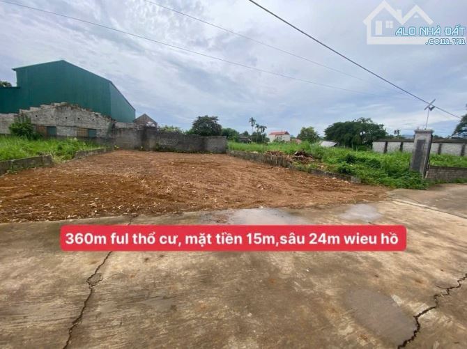 Bán 360m full chư tại khu tái định cư văn mỹ xã trần phú hà nội mặt tiền 15m view hồ mát ẻ - 2
