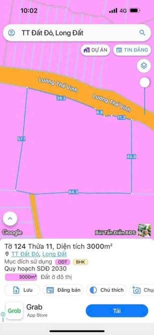 ĐẦU TƯ AN TOÀN - ĐẤT RUỘNG 3.000m2 -TT ĐẤT ĐỎ -LONG ĐẤT -TP HCM.GIÁ RẺ TIỀM NĂNG - 2