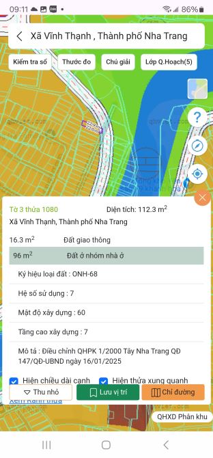 Bán lô đất đường A2 Gò Ngựa, Vĩnh Thạnh, Phường Tây Nha Trang , vị trị đẹp - 2