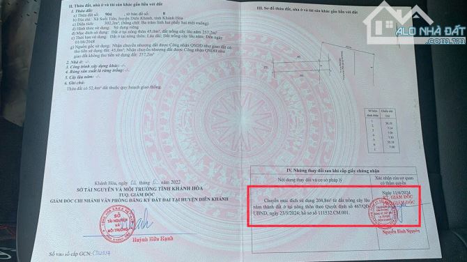 Cần Bán Lô Đất Suối Tiên – Diên Khánh 📍 Mặt tiền đường HL39 (QH rộng 42m), vị trí cực đẹp - 2