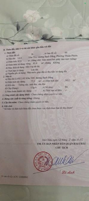Cần bán khu nhà đẹp 3 tầng và đất đường Đổ Xuân Cát cạnh sông Hàn và 3/2 - 2