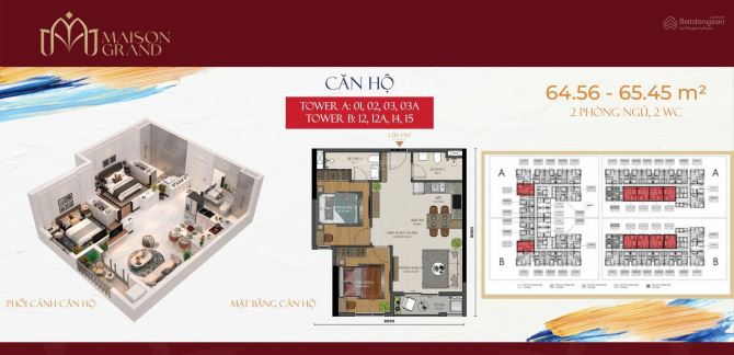 MAISON GRAND PHÚ MỸ_CĂN HỘ CAO CẤP DUY NHẤT TRÊN MẶT TIỀN QUỐC LỘ 51_GIÁ CHỈ TỪ 2 TỶ - 2