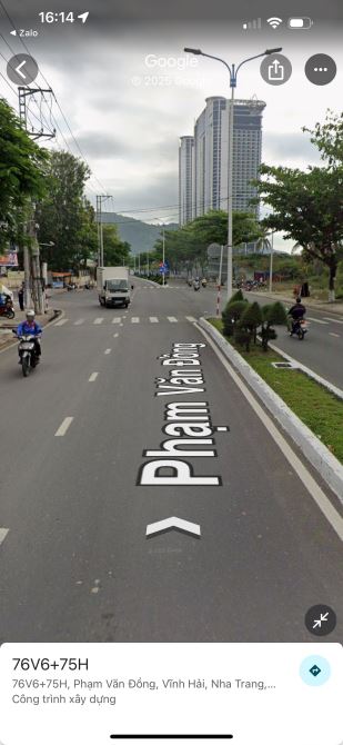 Lô đất cực đẹp mặt tiền Phạm Văn Đồng, Bắc Nha Trang - 166,8m² ngang 18m - 2