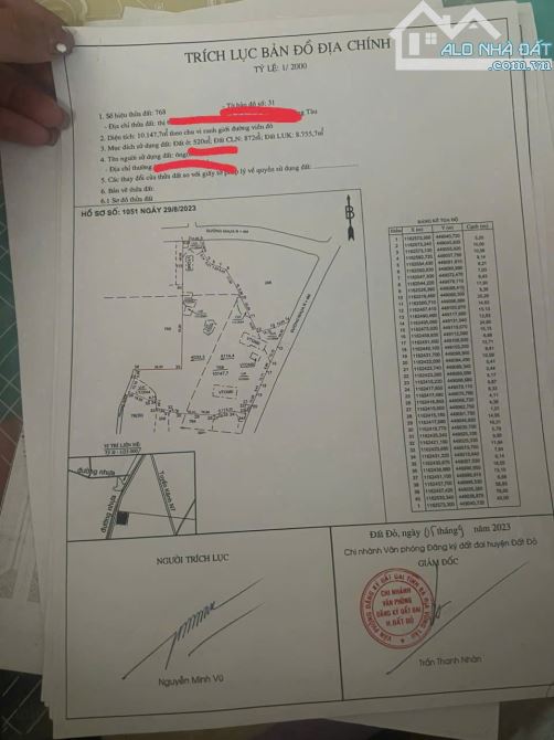 BÁN 1HA ĐẤT MẶT TIỀN PHẠM HÙNG VÀ ĐOÀN TRUNG CÒN SẴN 520M TC ĐẦU TƯ XÂY TRỌ RẤT ĐẸP - 2