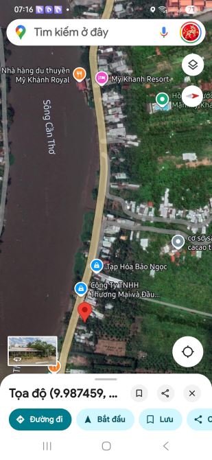 Mặt tiền Lộ Vòng Cung (đoạn gần khu du lịch Mỹ Khánh), DT: 15.5.5m (hậu 25.9m) x 47m - 2