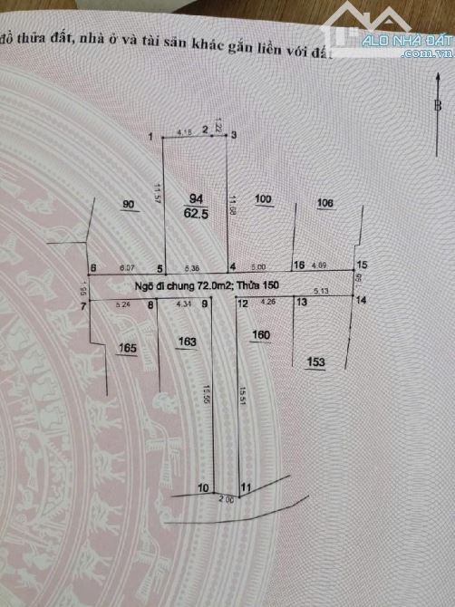 5,5 TỶ - 63M2 - FULL THỔ CƯ - Ô TÔ GẦN - THÔNG SỐ ĐẸP - - 2