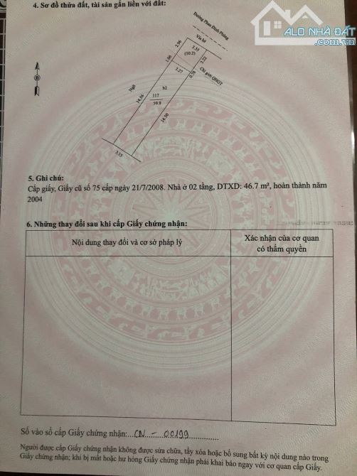 Bán Nhà 2 tầng, mặt phố Phan Đình Phùng, p Bình Hàn, tp Hải Dương cũ - 2