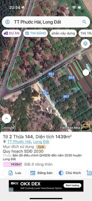 LÔ GÓC THỊ TRẤN PHƯỚC HẢI - VIEW NÚI SIÊU ĐẸP - GẦN BIỂN PHƯỚC HẢI. LÔ GÓC 1439M2(40×36) - 3