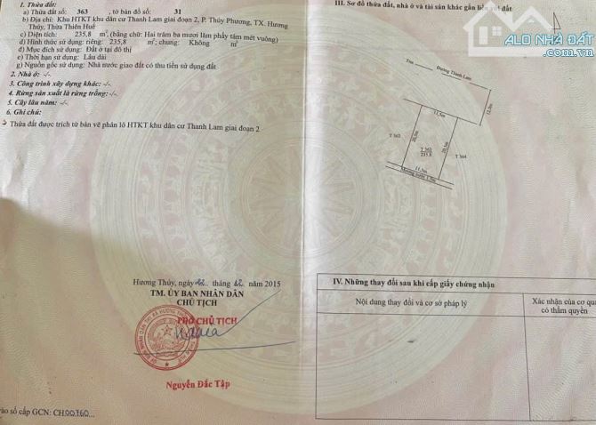 🚨 Bán đất mặt tiền Thanh Lam trục 24m - KQH Thanh Lam, phường Thanh Thuỷ - TP Huế - 3