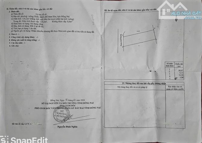 Bán đất KDC D2D, Thống Nhất, Biên Hoà: 6 x 20, giá 9,5 tỷ - 3