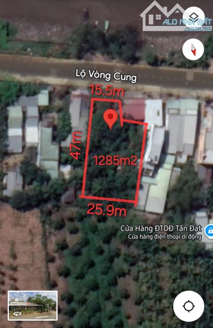 Mặt tiền Lộ Vòng Cung (đoạn gần khu du lịch Mỹ Khánh), DT: 15.5.5m (hậu 25.9m) x 47m - 3