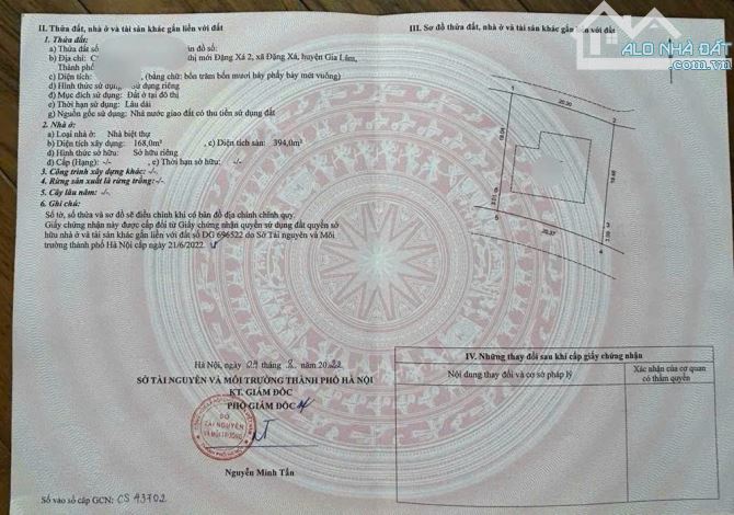 Bán biệt thự 336m, mặt tiền 15m khu đô thị Đặng Xá - Lan Viên 2 - 3