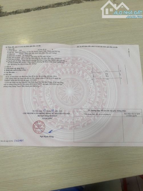 Bán đất Thôn 8 – Tân Xã, giá rẻ nhất khu vực - 3