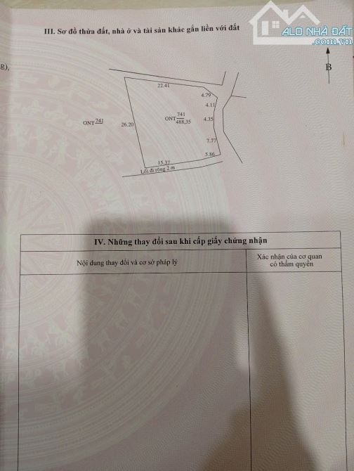 Bán lô đất 488m2 full thổ - Vĩnh Trung - Sát đường 23/10 - 4