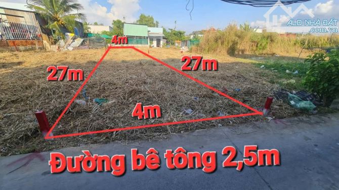 108m2 đất ở đô thị tại Khu phố 3 trung tâm TT Cần Giuộc cách QL50 chỉ 100m - 4