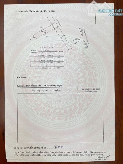 Bán nền hẻm 96 Nguyễn Truyền Thanh 4.4m x 21.5m thổ cư tặng gpxd 9 - 5