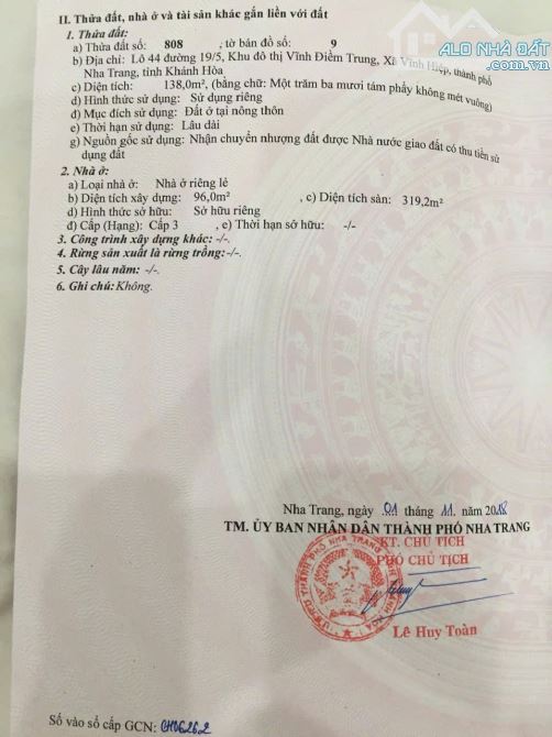 Bán nhà 3 tầng mặt tiền đường 19/5 KDT Vĩnh Điềm Trung - Nha Trang - 5