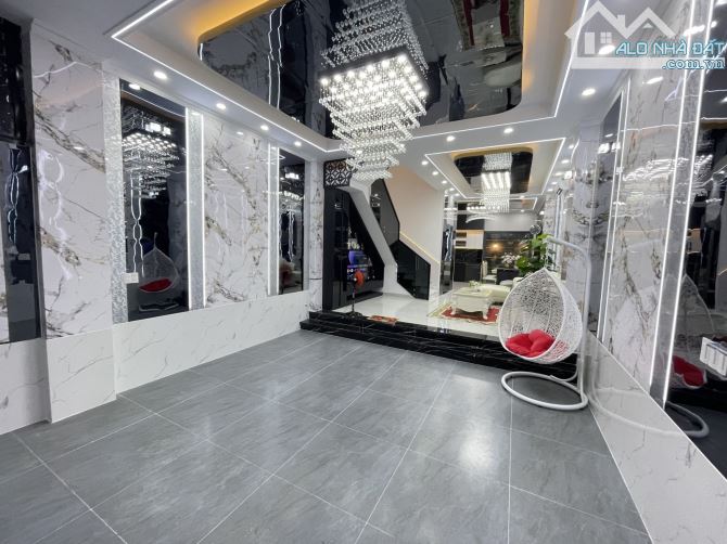 Mặt tiền đường Khu dự án Anh Tuấn- Nhà Bè - 90m2 -4 tầng - Full nội thất - 12.5 tỷ - 5