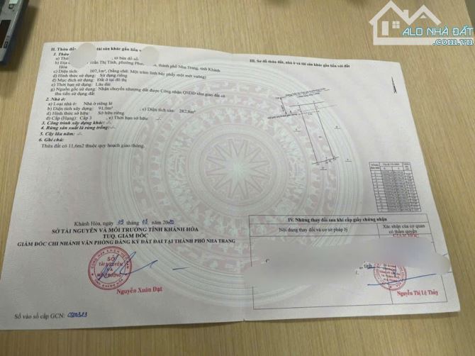 Nhà đẹp TTTP Nha Trang 107mv * 3 tầng đường Trần Thị Tính, sổ hoàn công, cách biển 700m - 7