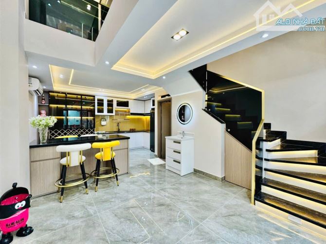 🏠Nhà Hẻm Xe Hơi Thông💎Nguyễn Văn Lượng  P16💎4,5x11m 4 Lầu 4PN 5WC💵 - 8