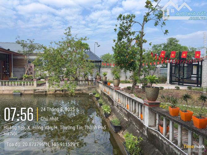 Siêu phẩm - Bán đất KDL Hồng Vân-Thường Tín, DT 1.381m2, giá đầu tư - 8