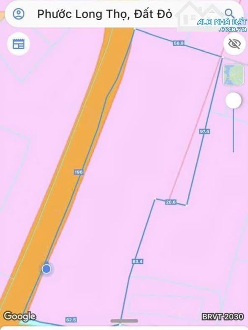 🏡 Siêu Đẹp 1 Mẫu Đất Đối Diện Khu Công Nghiệp Đất Đỏ, 11.410m², Giá 30 Tỷ - 1