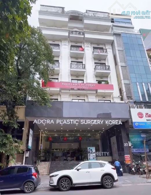 Cho thuê nhà góc 2 mặt tiền Phan Đình Phùng – Ba Đình, MT 20m, vị trí vàng, giá 190tr/t