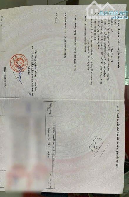 Lô trục chính thôn Ấp Kim ngưu xã Văn giang, Mặt tiền rộng 11m siêu đẹp - 2