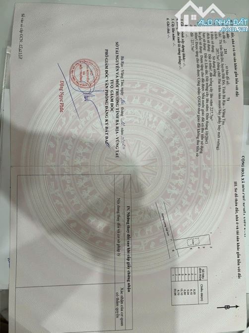 🏡 Bán Đất Mặt Tiền Đường Huyền Trân Công Chúa, Đất Đỏ, 287,7m² - Giá 2,4 Tỷ - 2