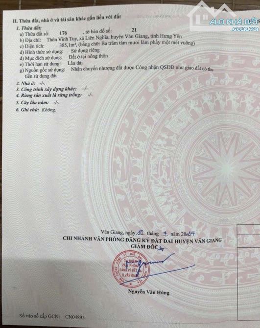 Siêu phẩm 385,1m2 xây Biệt Thự, có thể chia 4 lô, gần Sân vận động PVF & ĐH Bách Khoa 2… - 3